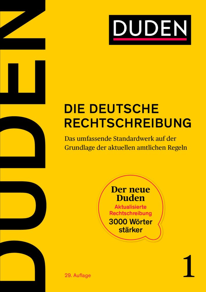 Duden – Die deutsche Rechtschreibung (29. Auflage, 2024)