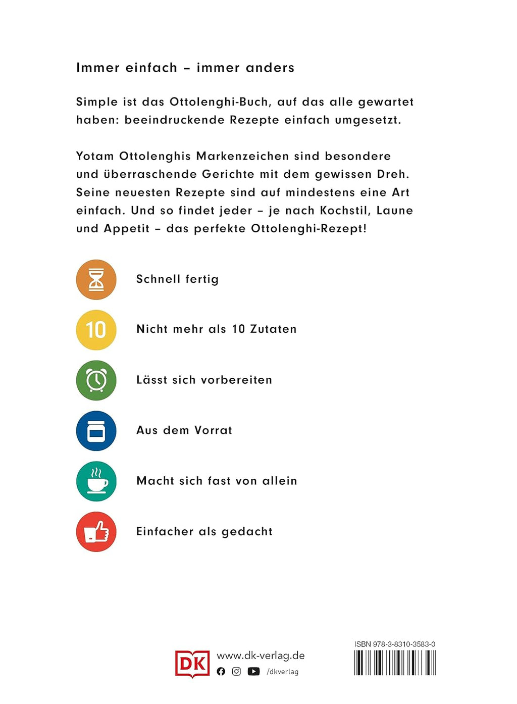 Simple. Das Kochbuch – Yotam Ottolenghi – Hardcover – Neu