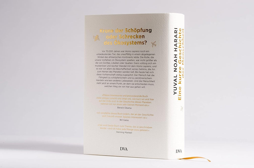 Eine kurze Geschichte der Menschheit – Yuval Noah Harari – Illustrierte Hardcover-Ausgabe – Neu