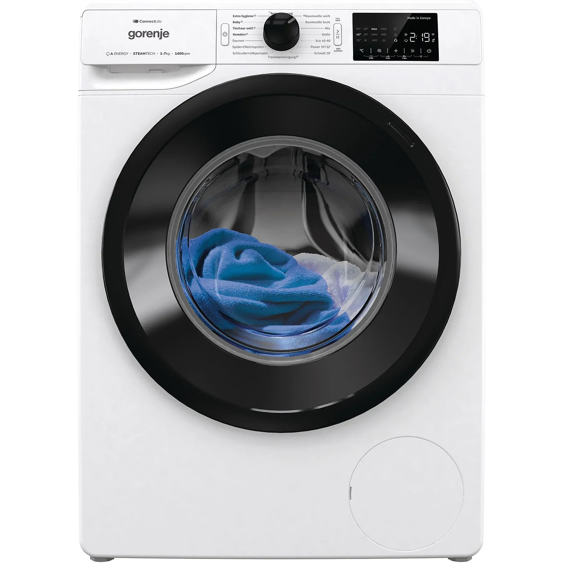 GORENJE WPNEI 74 SA 1 TS Waschmaschine (7 kg, 1400 U/Min., A)