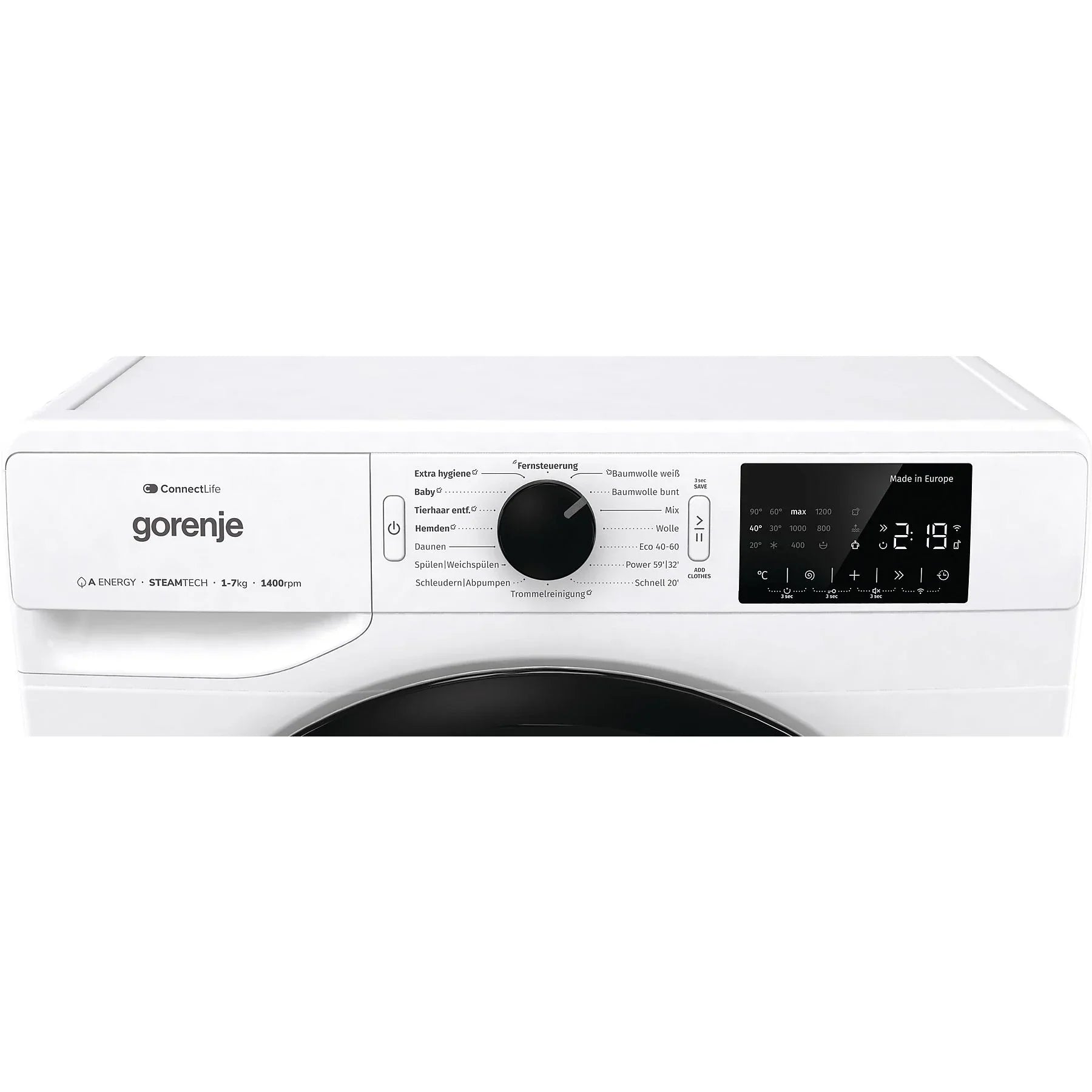 GORENJE WPNEI 74 SA 1 TS Waschmaschine (7 kg, 1400 U/Min., A)