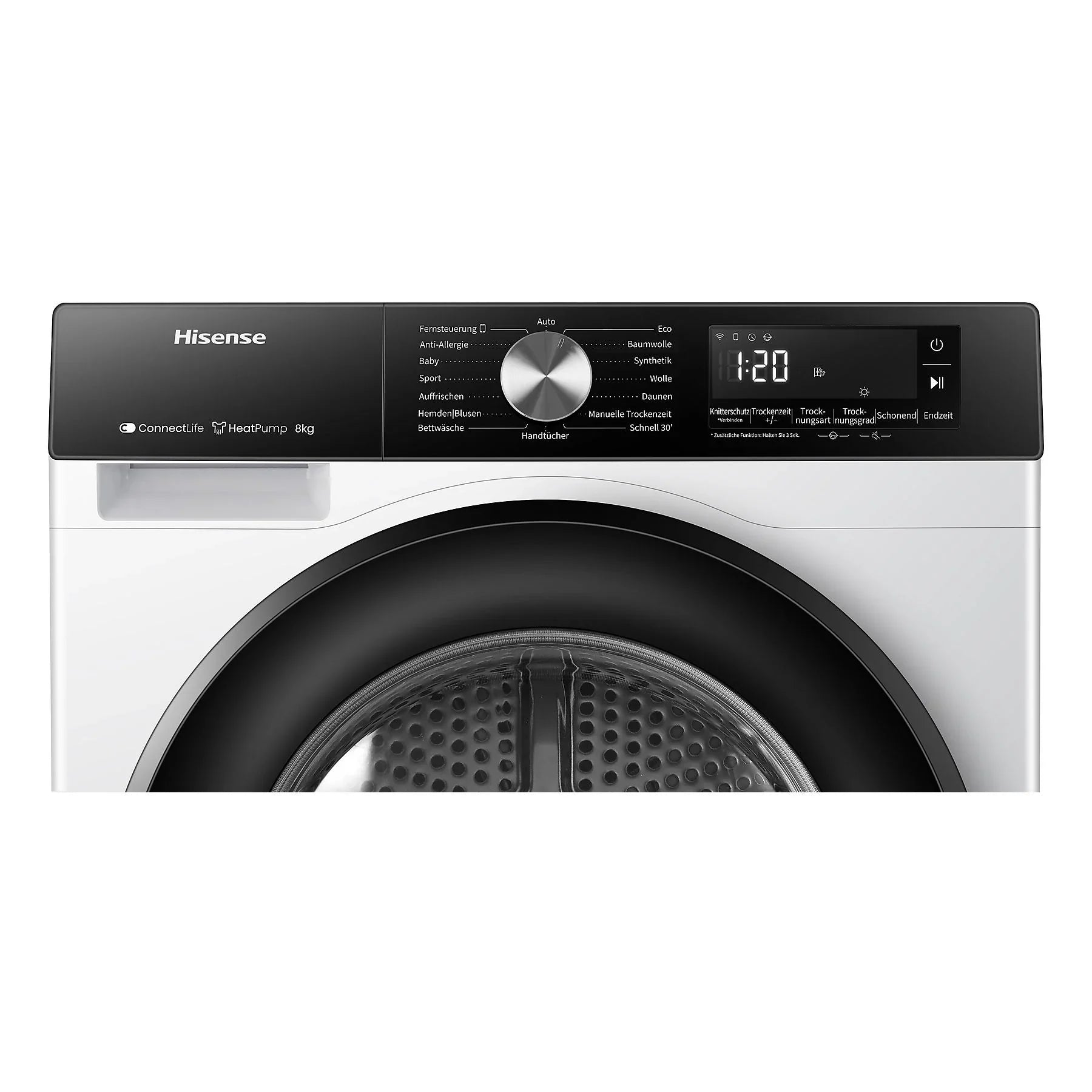 HISENSE DH3S802BW3 Wärmepumpentrockner (8 kg, Weiß)