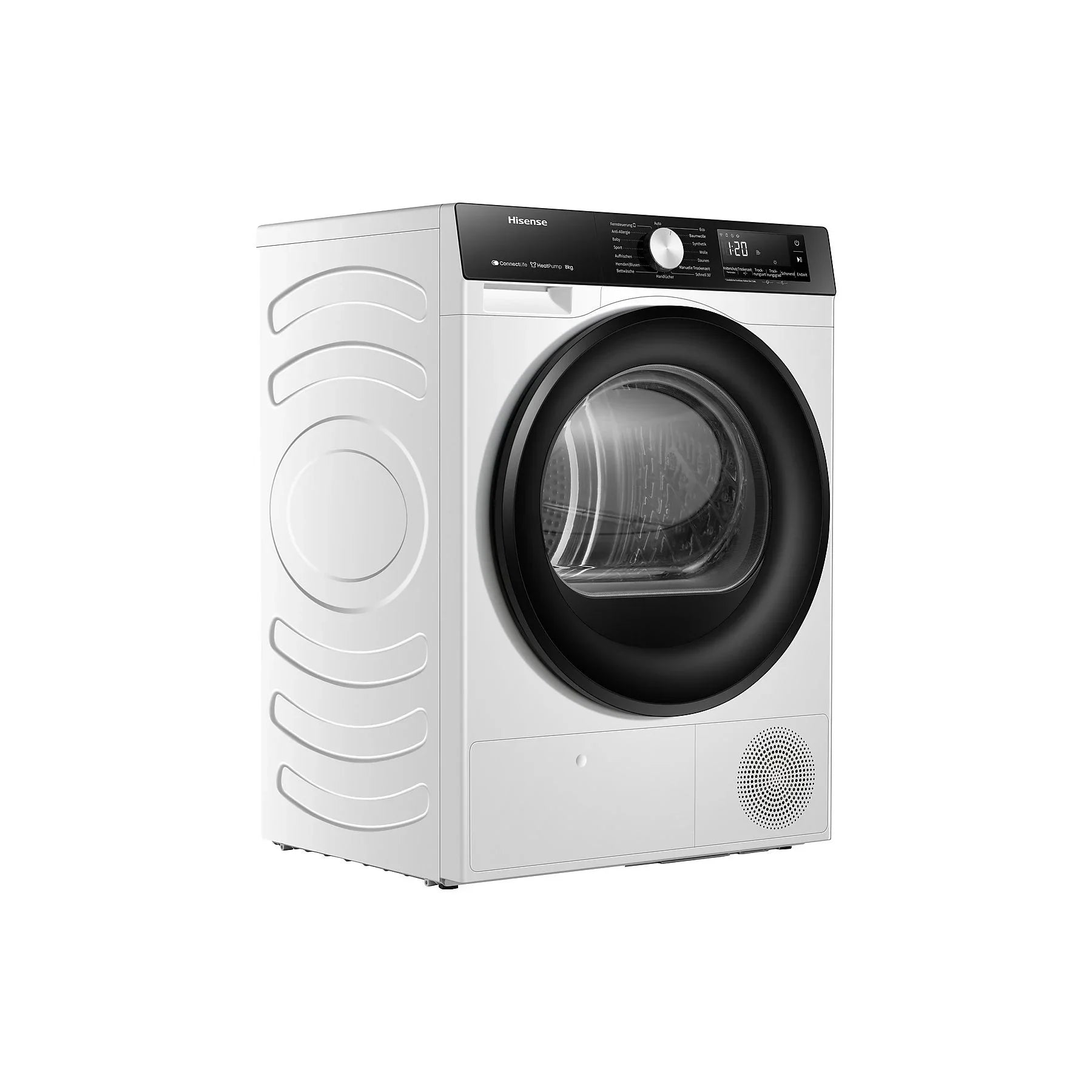 HISENSE DH3S802BW3 Wärmepumpentrockner (8 kg, Weiß)